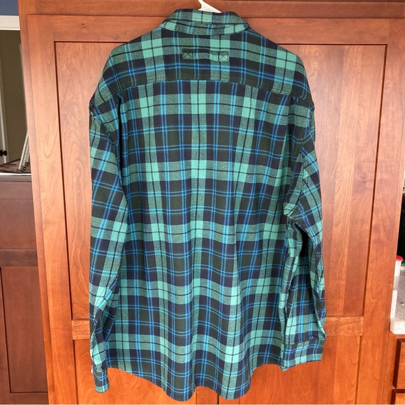 Duluth Trading Plaid Shirt Jack Mens Sz 2XL. Heavy Flannel Long Sleeve Button. - Picture 2 of 11